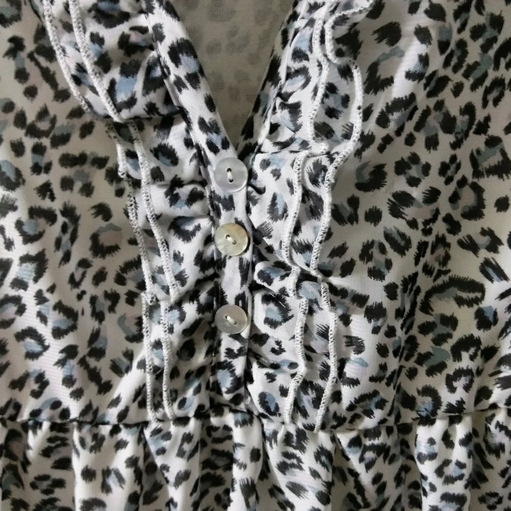 [Love Change] Cute Print Lace Dress Med.